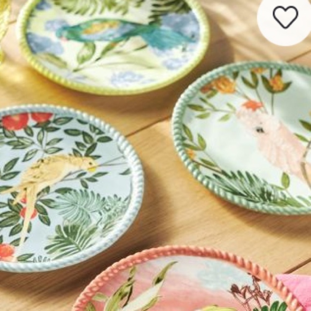 Anthropologie Pluma Dessert Plates NWT - Picture 11 of 11